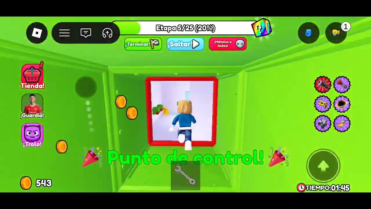 Escapando de la prisión de Ronaldo ROBLOX