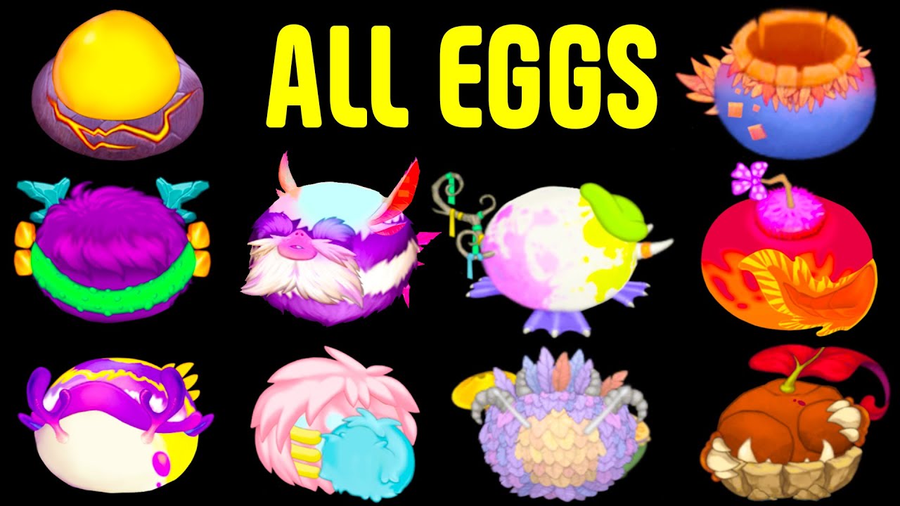 Wublin Island - All Fan Made Eggs | My Singing Monsters