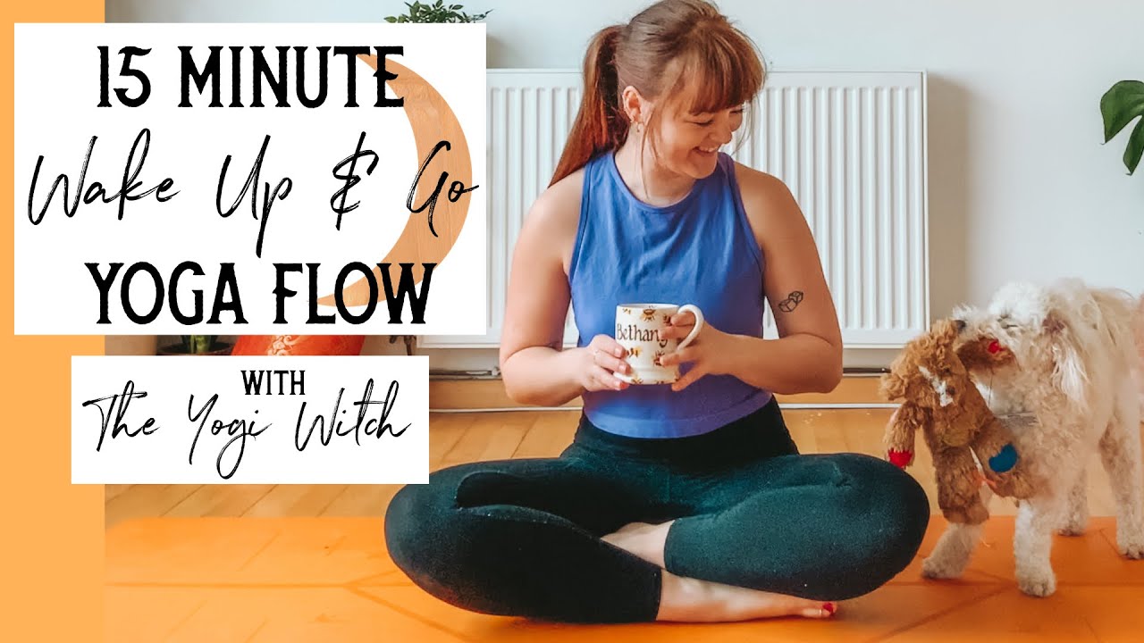 15 Minute // Wake Up & Go Morning Yoga Flow // The Yogi Witch