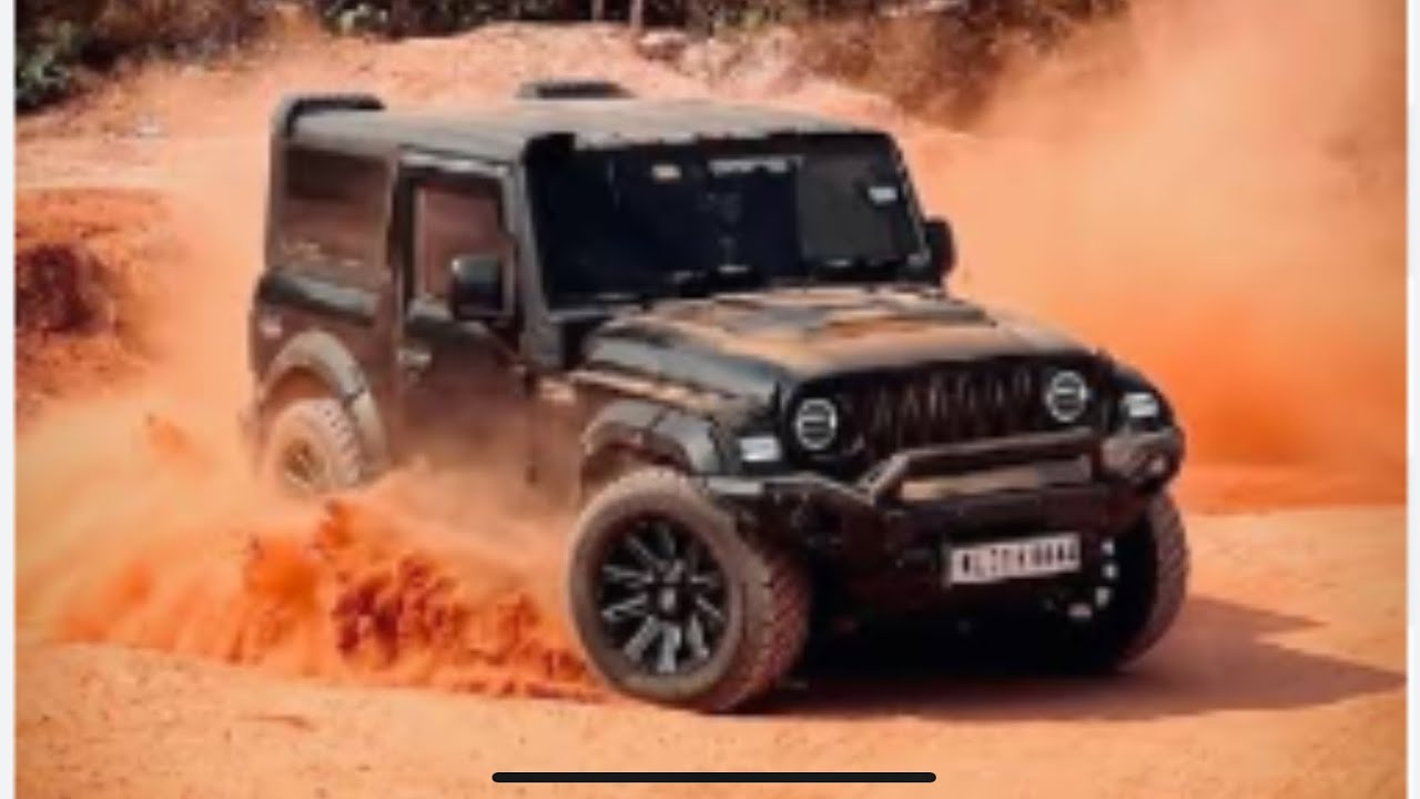 😱🥶🥵Yeh kaisi off-roading  krdi thar Ke Sath #dailyvlog #thar4x4 #drift #mahindra #viral #fyp 