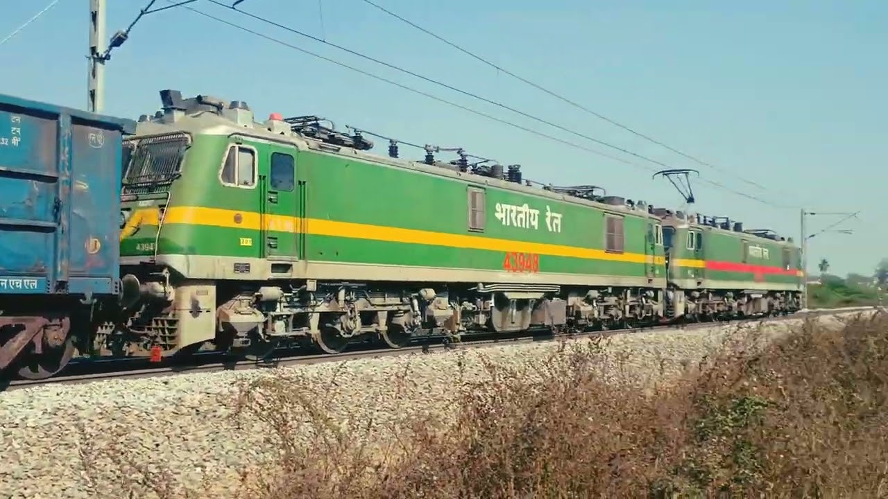 DIESEL AND ELECTRIC LOCOMOTIVES DUAL'S WDG4D AND WAG9-HC  FOR FREIGHT  TRAIN'S #indianrailways #swr 