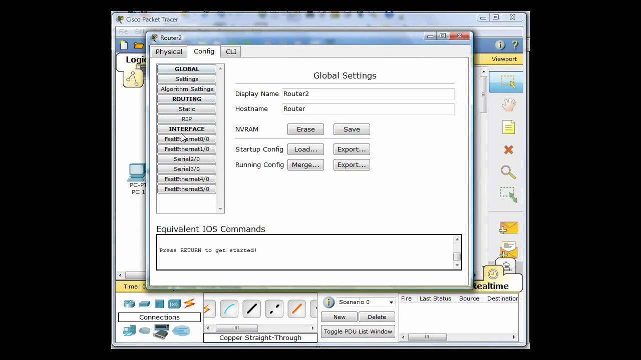 Configure Devices in Packet Tracer - Cisco CCNA