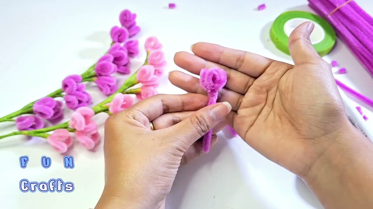 How to Make Baby’s Breath Flower with Pipe Cleaners