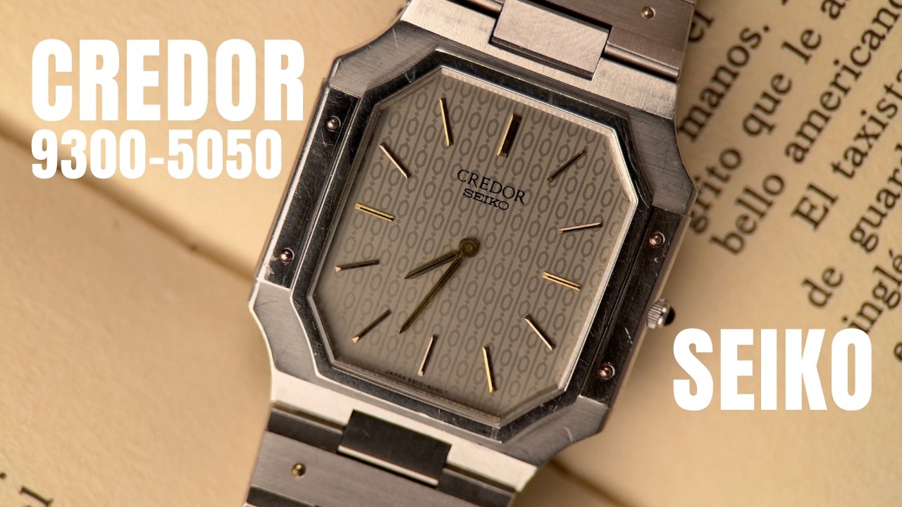 Cuando Seiko Competía con Suiza: Seiko Credor 9300 5050