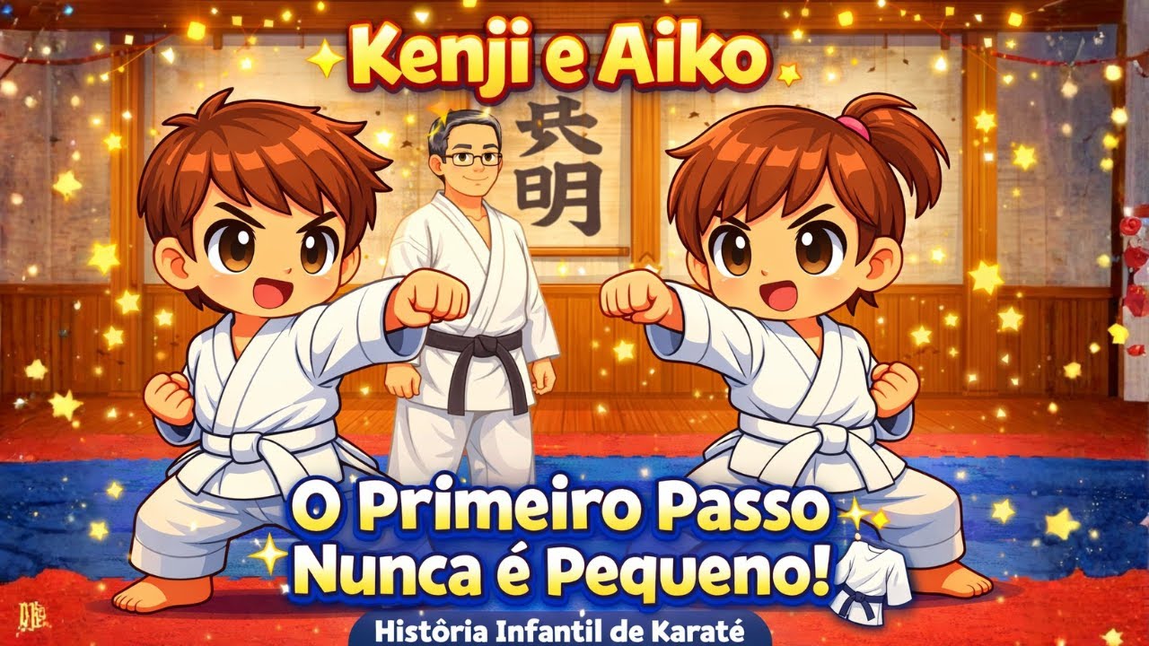 Kenji e Aiko | O Primeiro Passo Nunca é Pequeno | BDK-Kids