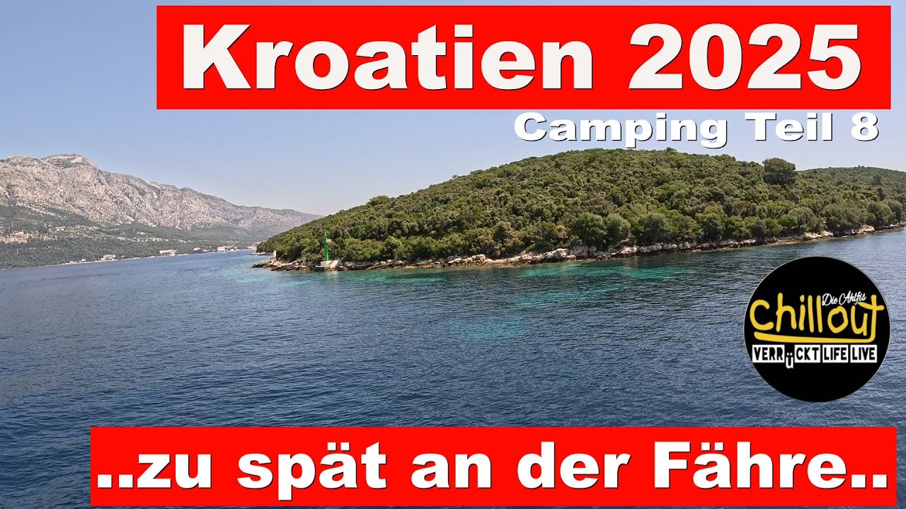 Kroatien erleben Insel Korcula❤️Camping direkt am Wasser❤️Toller Spot mit Schaukeln im Wasser 👍