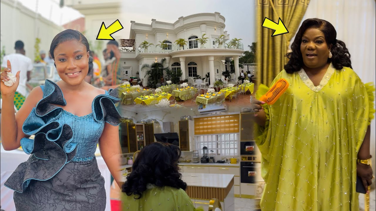 Sika 💵 y3de3 Anita Serfa’s Mum Showoff her Beautiful Million Dollar Gold Plated Mansion & Apartment