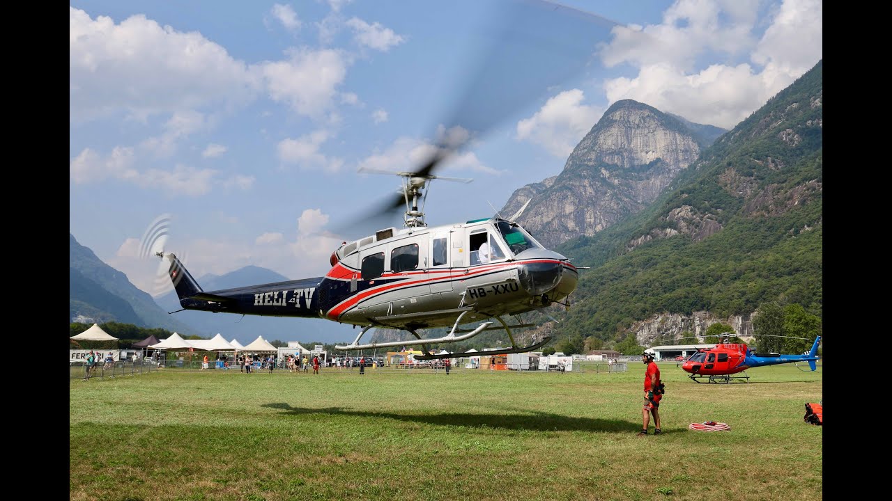 Bell 205, Chinese EHang eVTOL and other rare helicopters and highlights at Open AirPort Lodrino