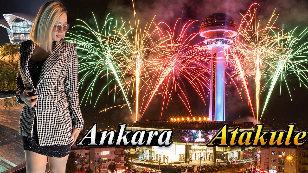 Turkey Ankara Walking tour | Atakule 2025  | Travel Vlog with Sanaz