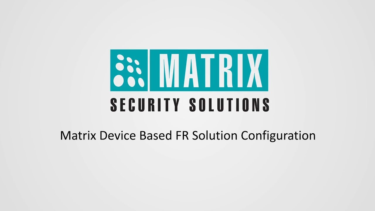 Matrix Device Based FR Solution (Local Mode) Configuration