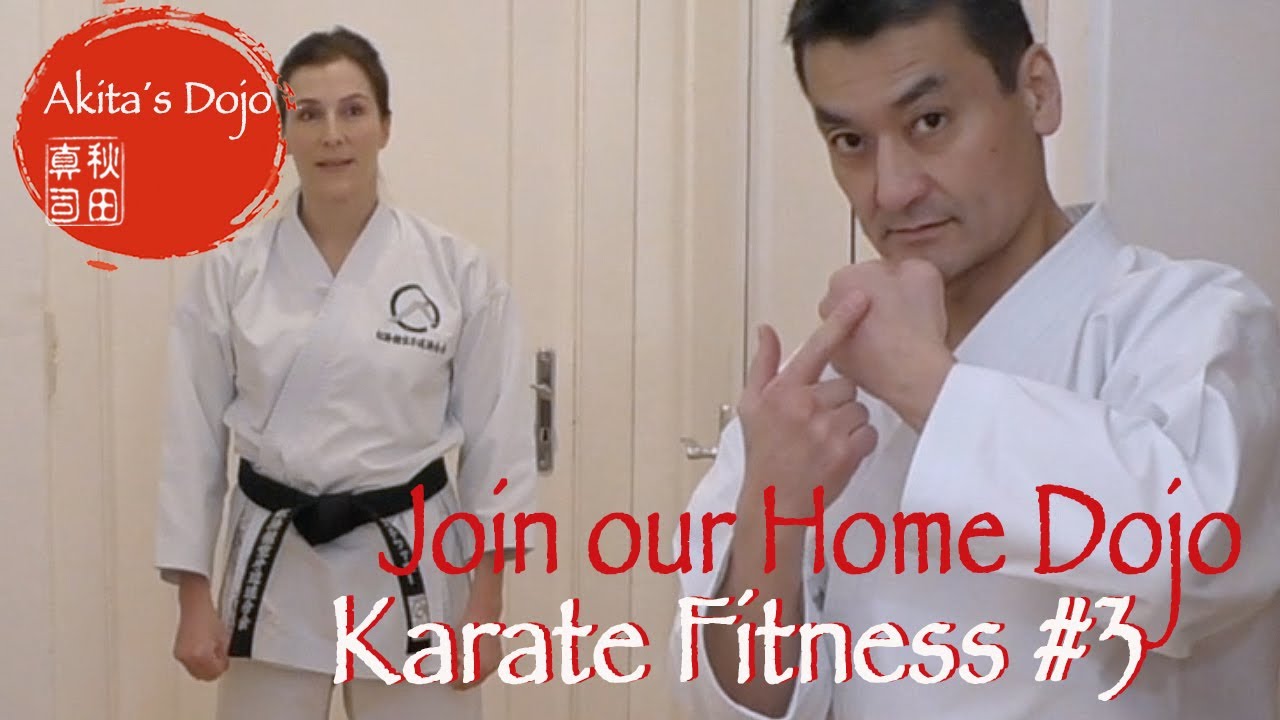 #3【Join our Home Dojo Karate Fitness】自宅で空手フィットネス【Akita's Karate Video】