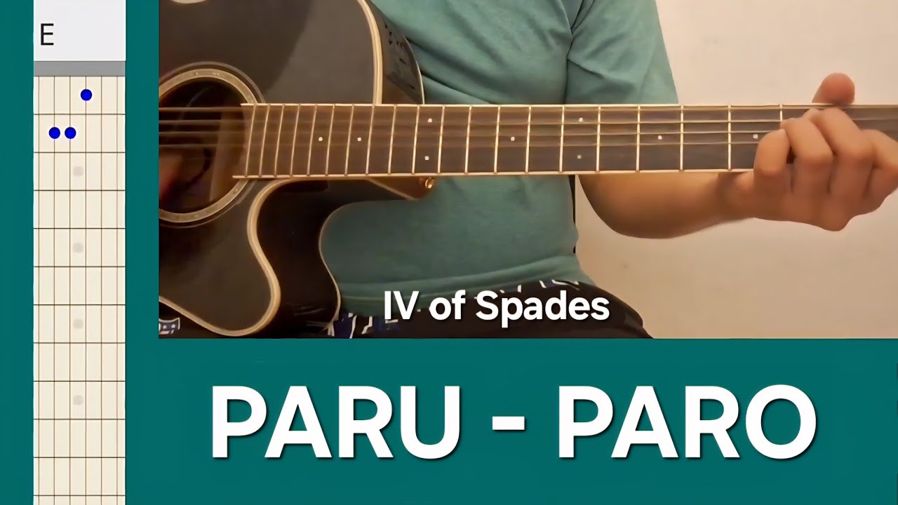 Paru - paro | SC Guitar Tutorial | IV Of Spades