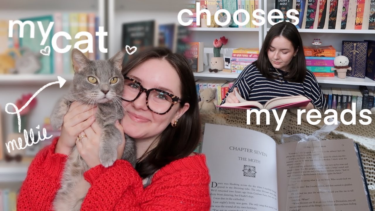 my *CAT* chooses my reads *spoiler free reading vlog*