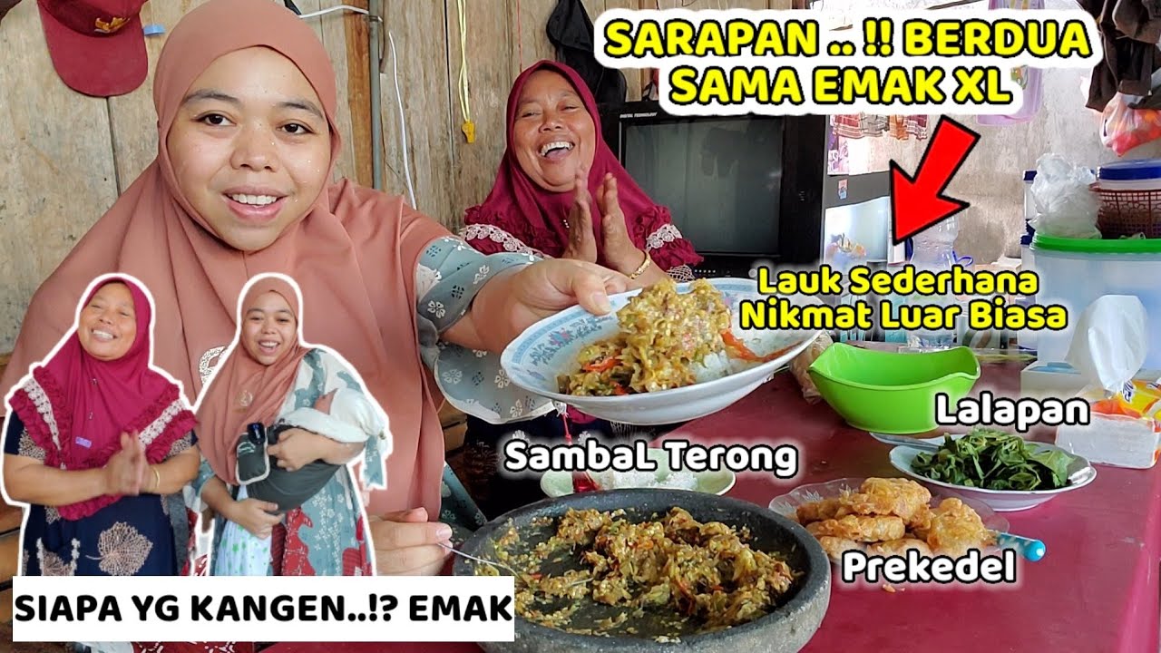 SARAPAN SAMA EMAK ‼️ LAUK SEDERHANA - NIKMAT LUAR BIASA