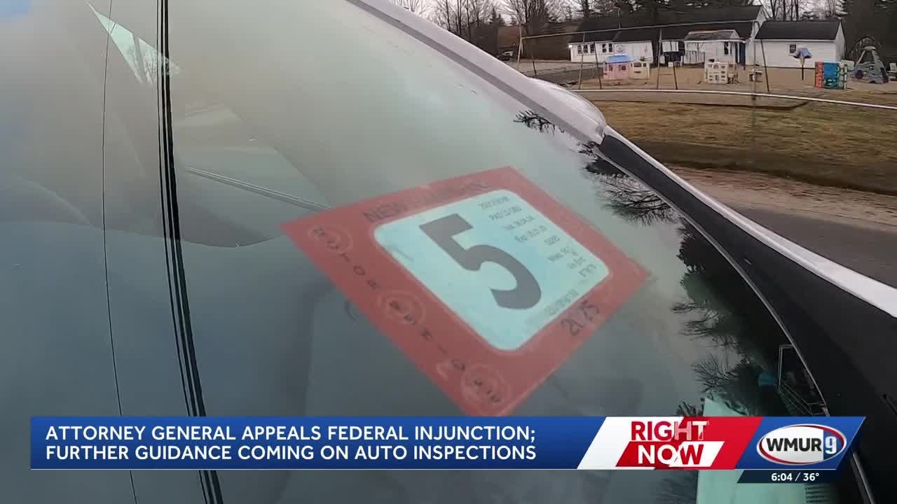 NH Attorney General appeals federal injuction on auto inspections; further guidance coming