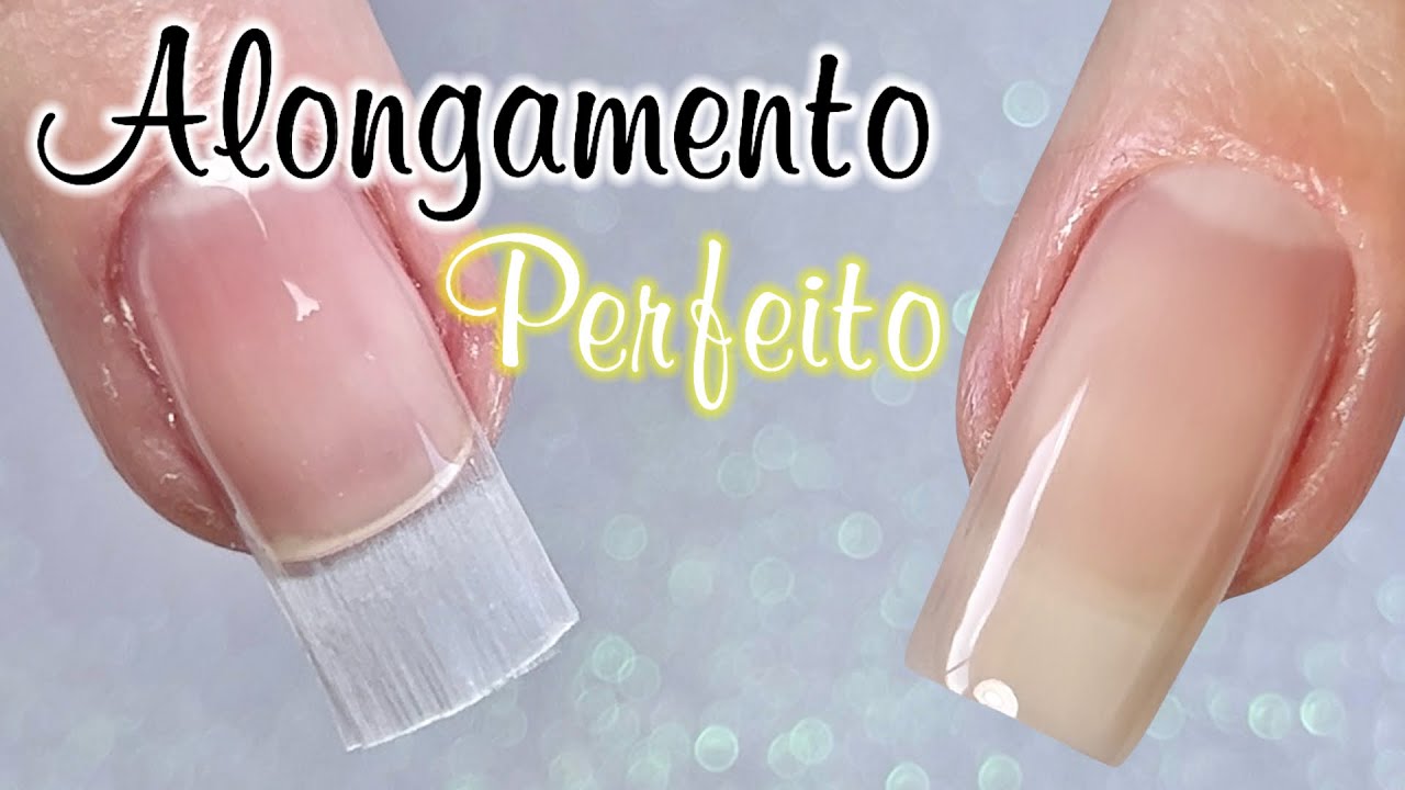 Alongamento de unhas para INICIANTES - Fibra de vidro passo a passo | FÁCIL E PERFEITO      #unhas