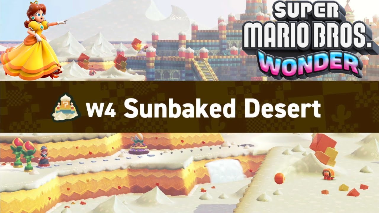 Super Mario Bros. Wonder - World 4 100%