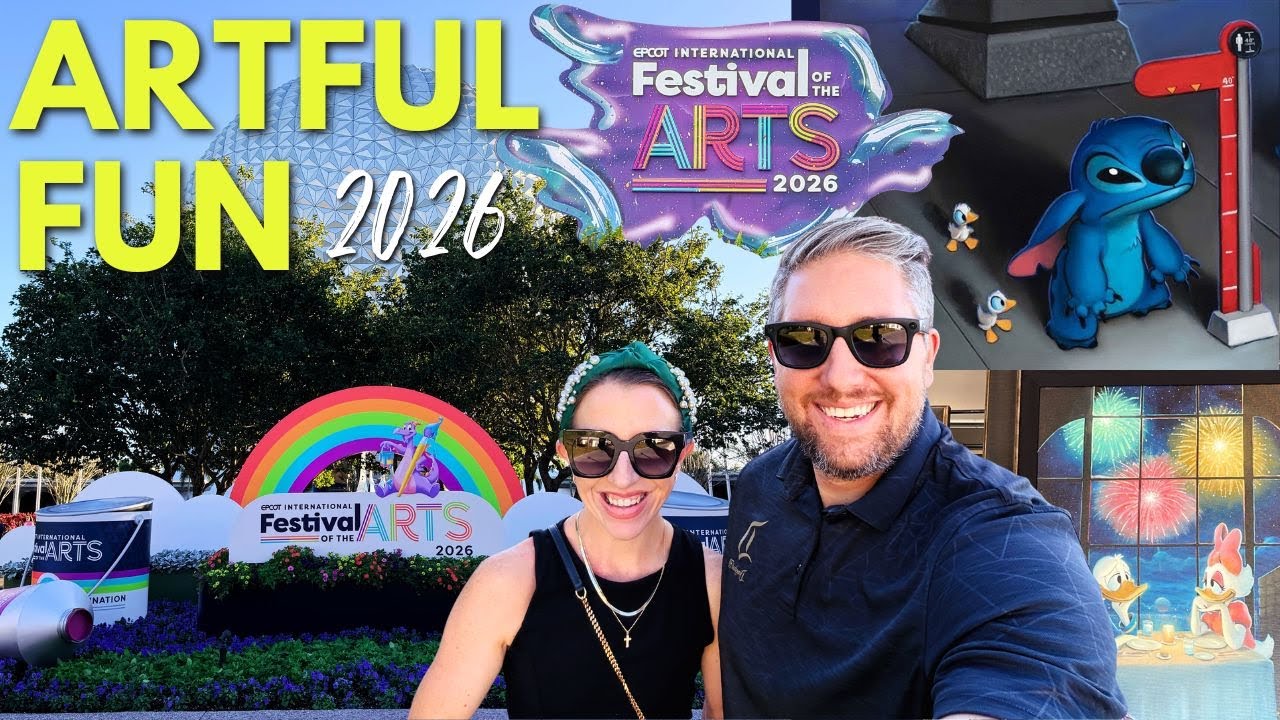 Soaking In EPCOT’s Festival of the Arts 2026 | Opening Day Vibes