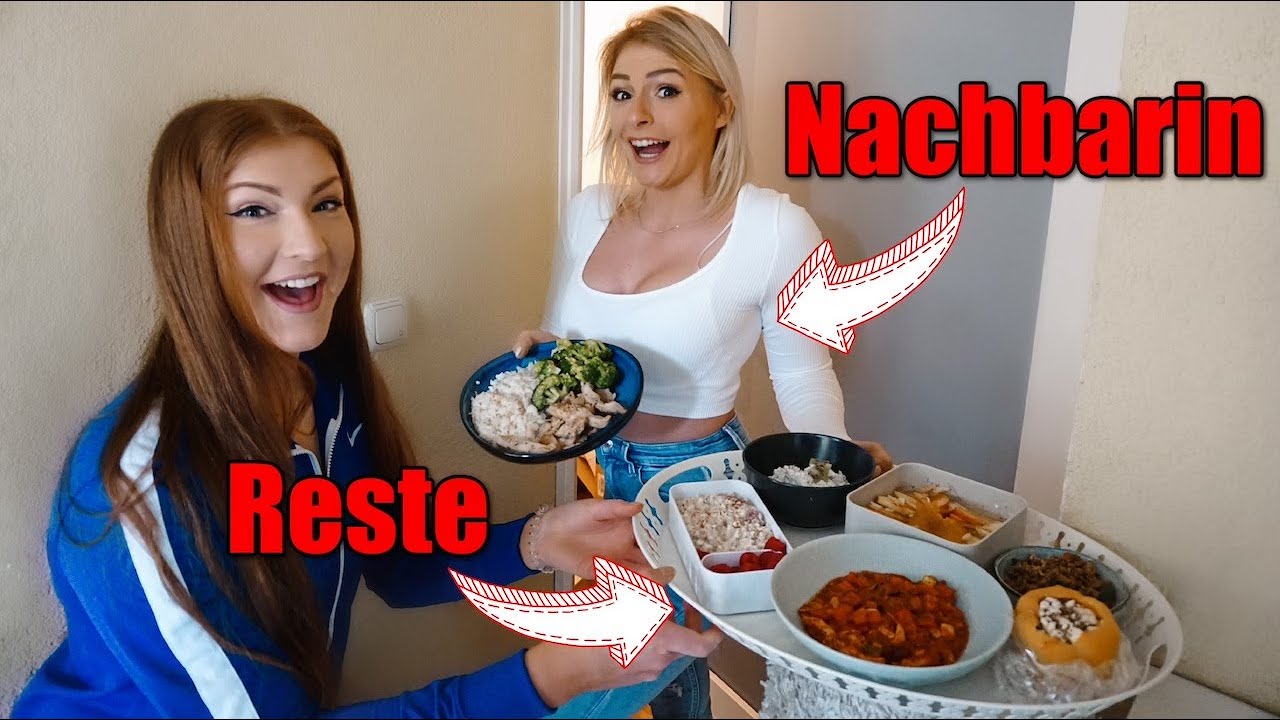 24h RESTE meiner NACHBARN essen 😳😱