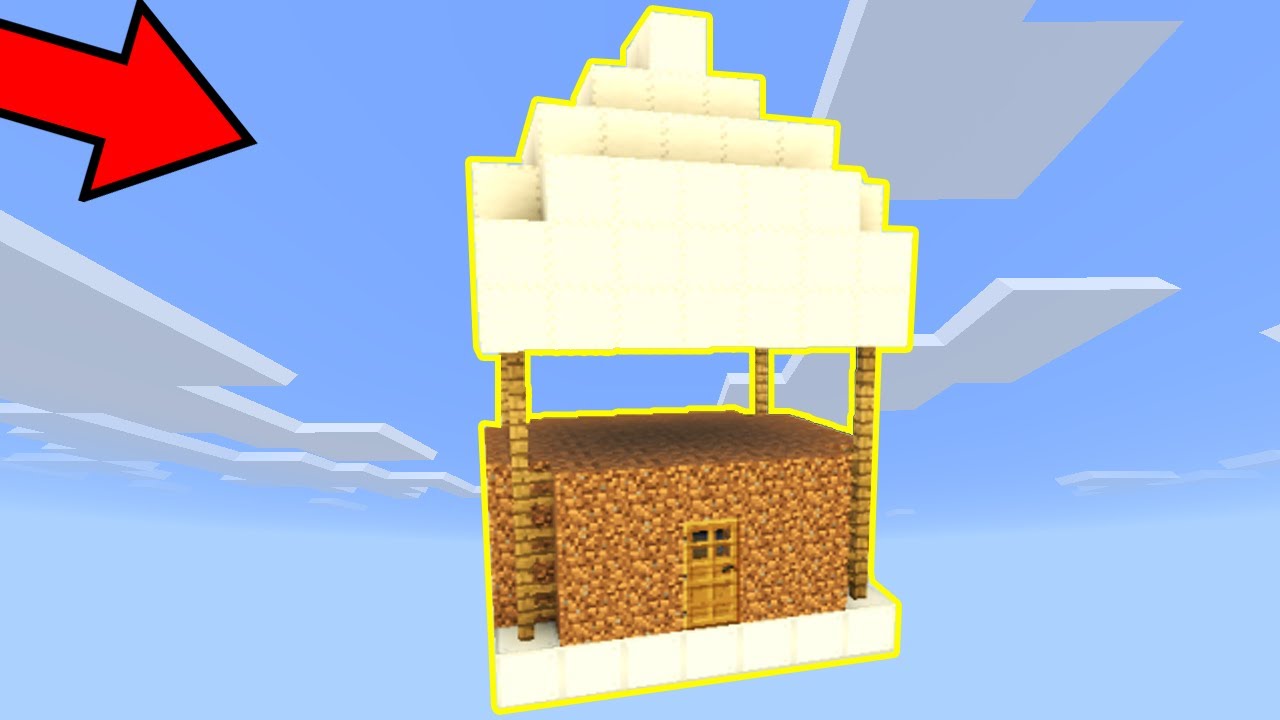 UMA CASA VOANDO NO MINECRAFT?! ISSO VOCÊ NUNCA VIU!!