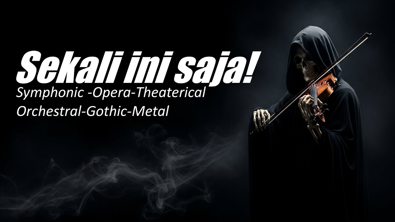 🔥 SEKALI INI SAJA 🎵 – Symphonic Orchestral Gothic Metal Indonesia | Opera Theatrical Metal