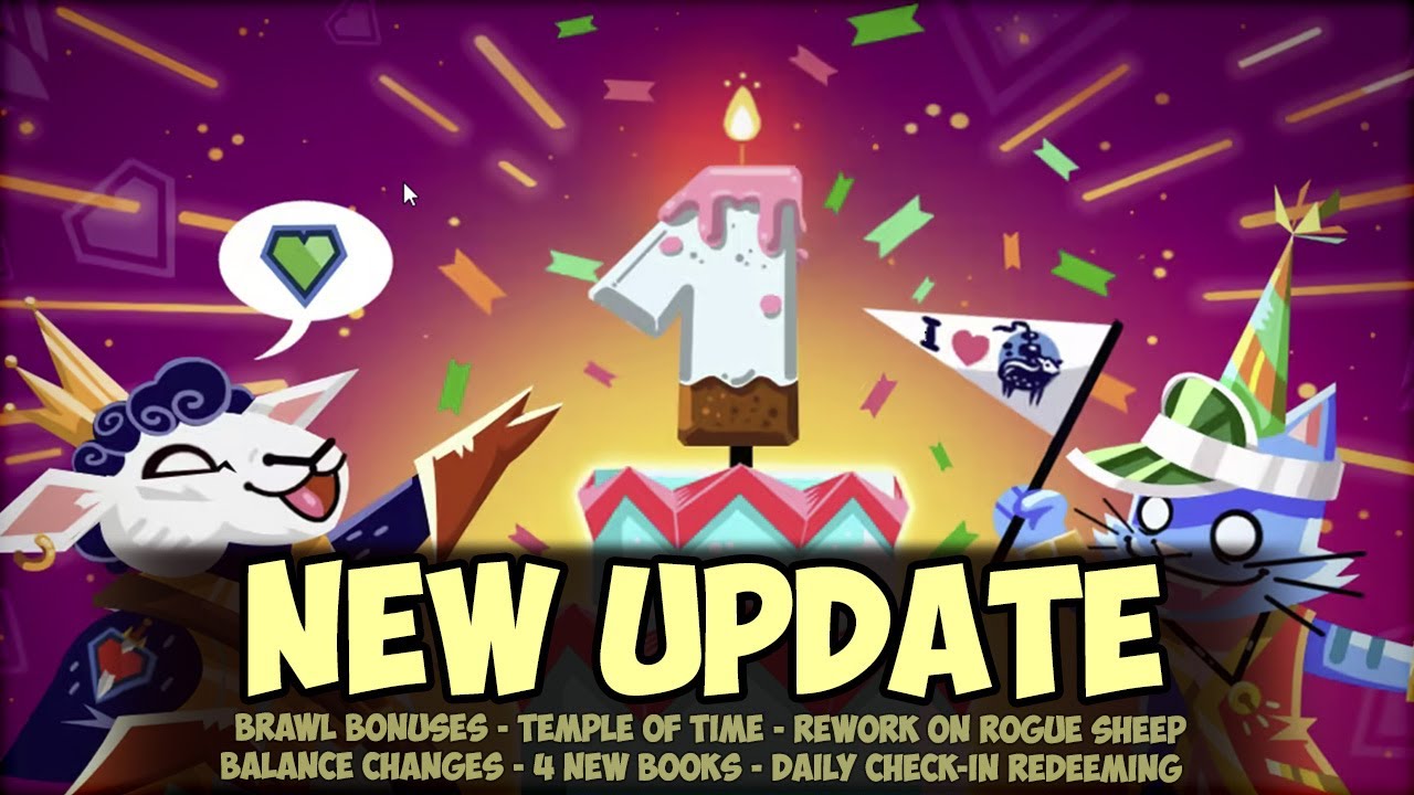 NEW UPDATE: Brawl Bonuses! New Rogue Sheep & Temple of Time and much more! #Stormbound