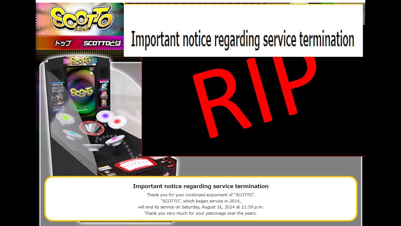 Konami Scotto arcade game is now offline :(