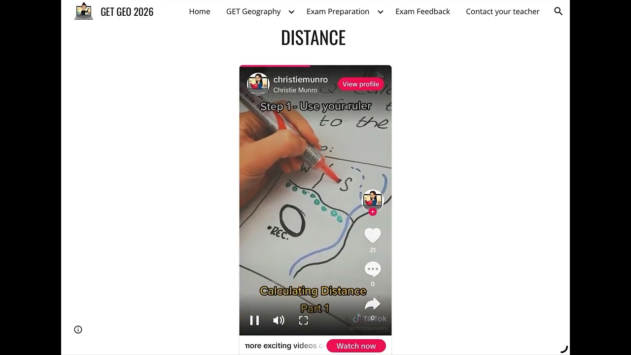 Distance (from TikTok)