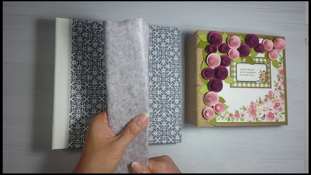 Lezione di scrap: come realizzare tele da legatoria #cartadazucchero #scrapbooking #handmade