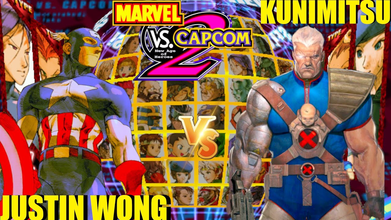 Marvel vs Capcom 2: JUSTIN WONG vs KUNIMITSU