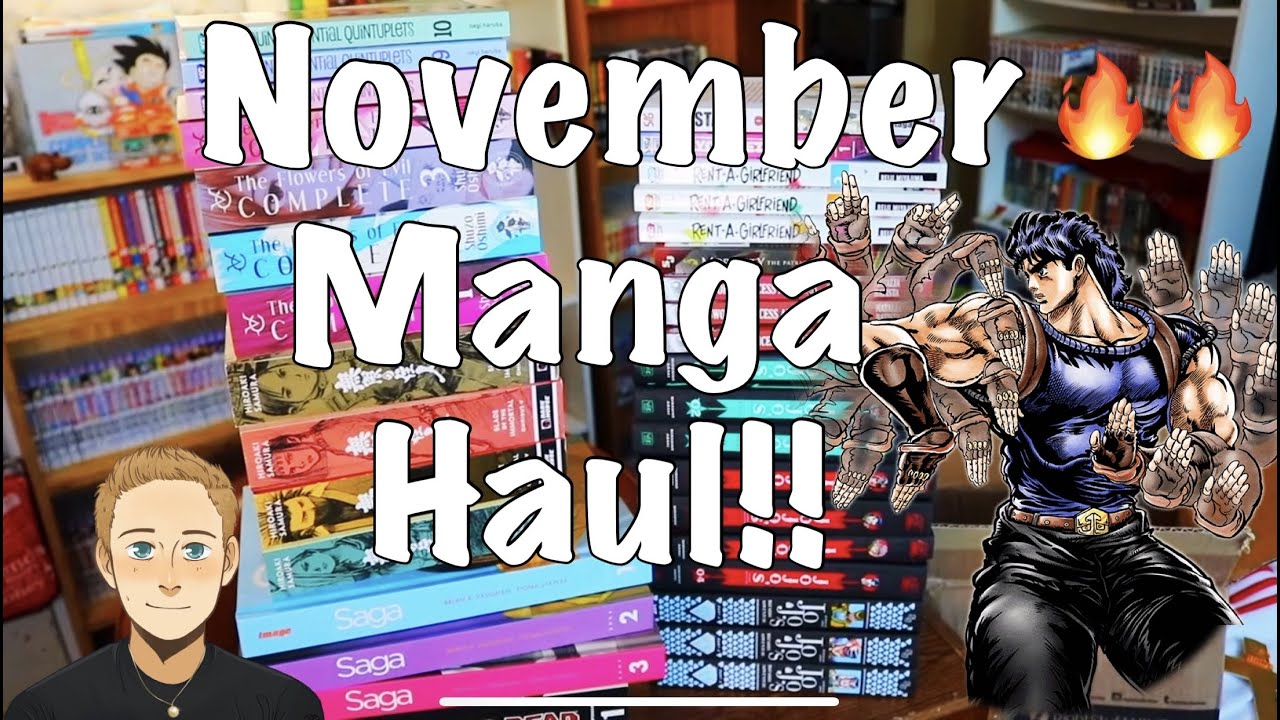 Early November Manga Haul! Jojo, Viz Sale, and Rightstuf!