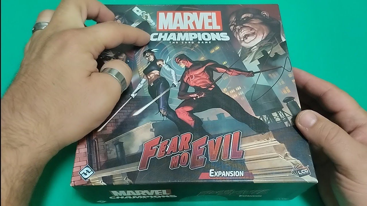 Marvel Champions: The Card Game &ndash; Fear No Evil Expansion - Unboxing in PT