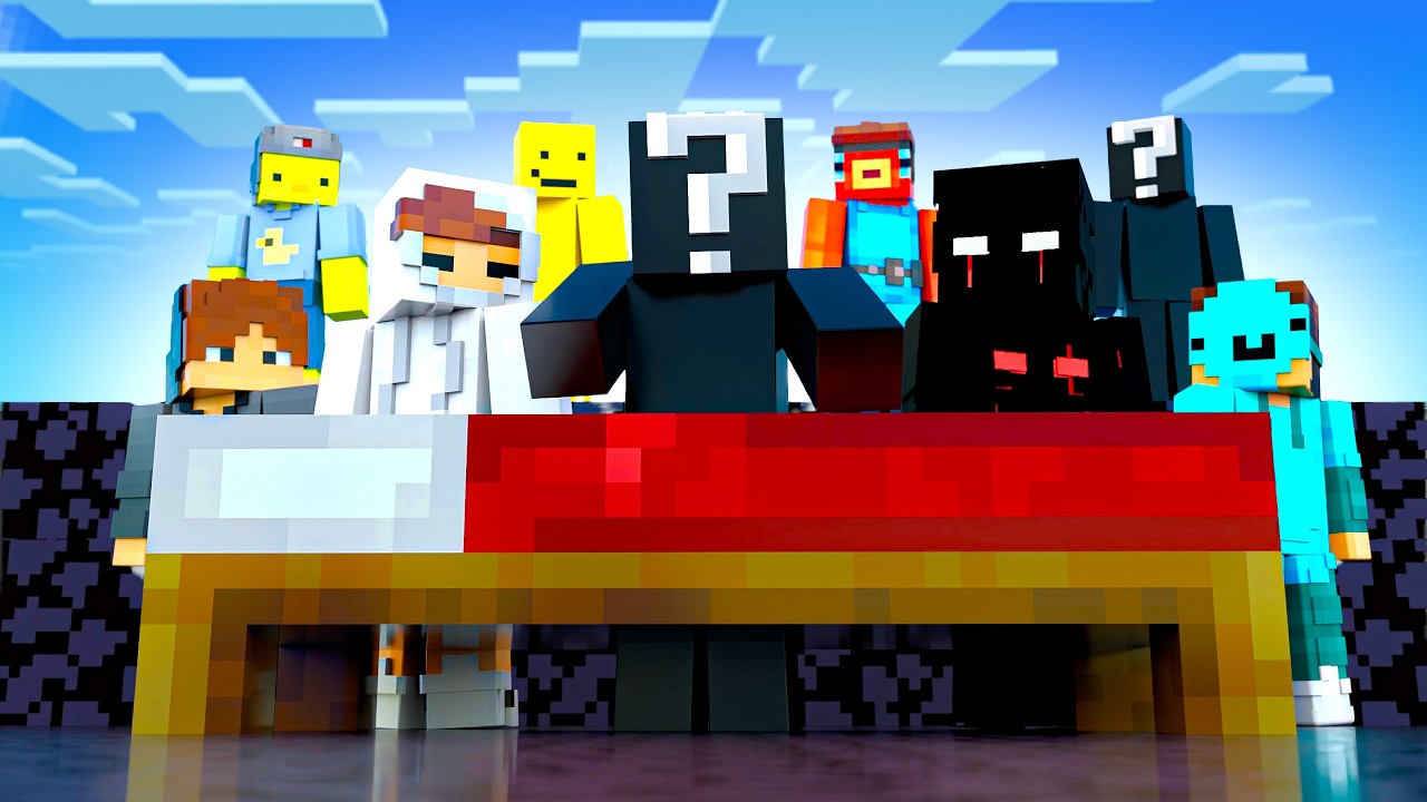 8 YOUTUBER&Oacute;W symuluje BEDWARS SABOTAŻYSTE w MINECRAFT!
