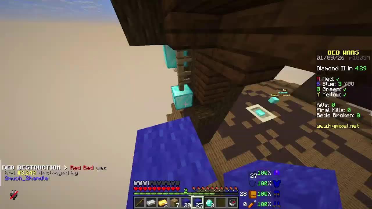 Dominating In Bedwars