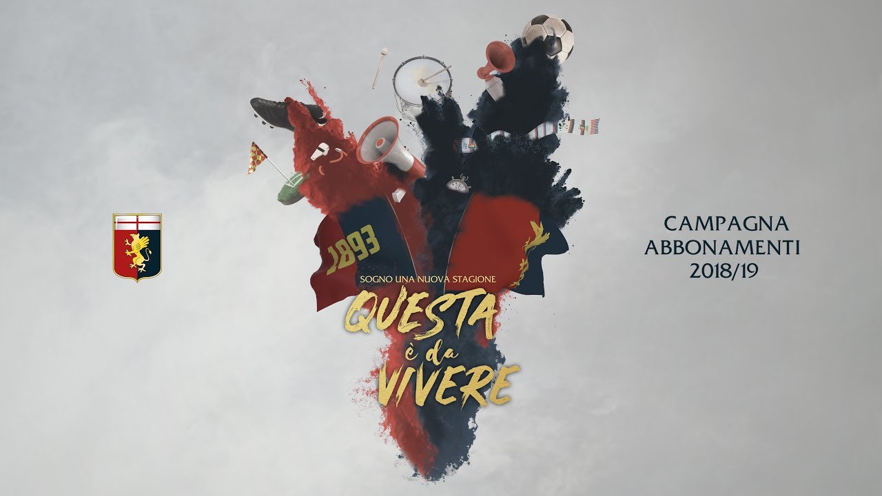 Spot Campagna Abbonamenti Genoa Cfc 2018/19