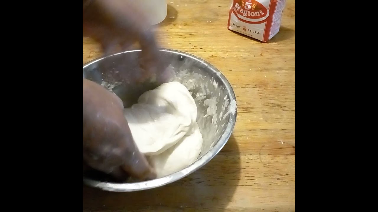 Plegar masa de PiZZA casera con alta hidratación 