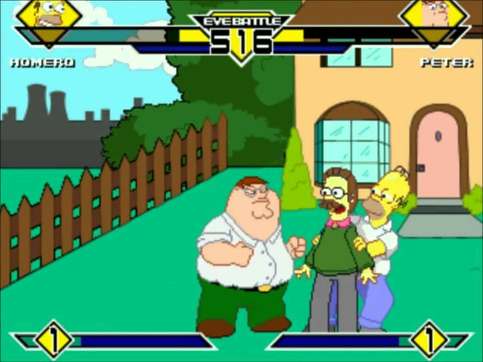 [Mugen Battle] Homer Simpson vs. Peter Griffin