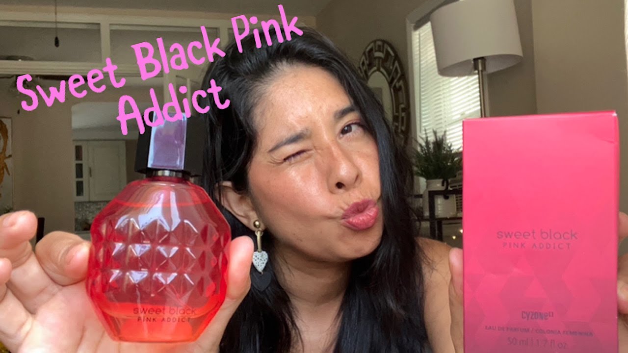 PERFUME SWEET BLACK PINK ADDICT DE CYZONE 💎 RESE&Ntilde;A COMPLETA