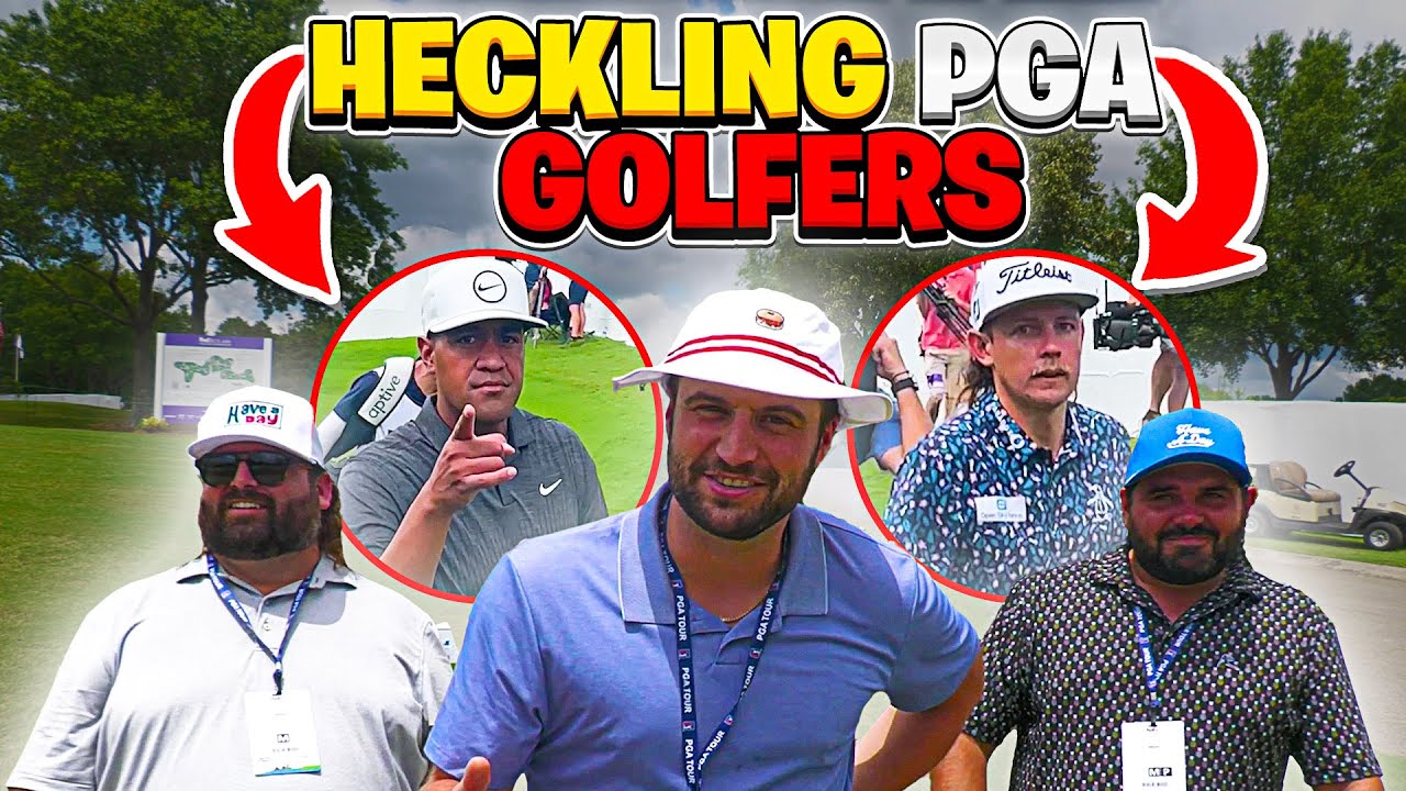 We Heckled Golfers at the FedEx Cup! (HILARIOUS REACTIONS)
