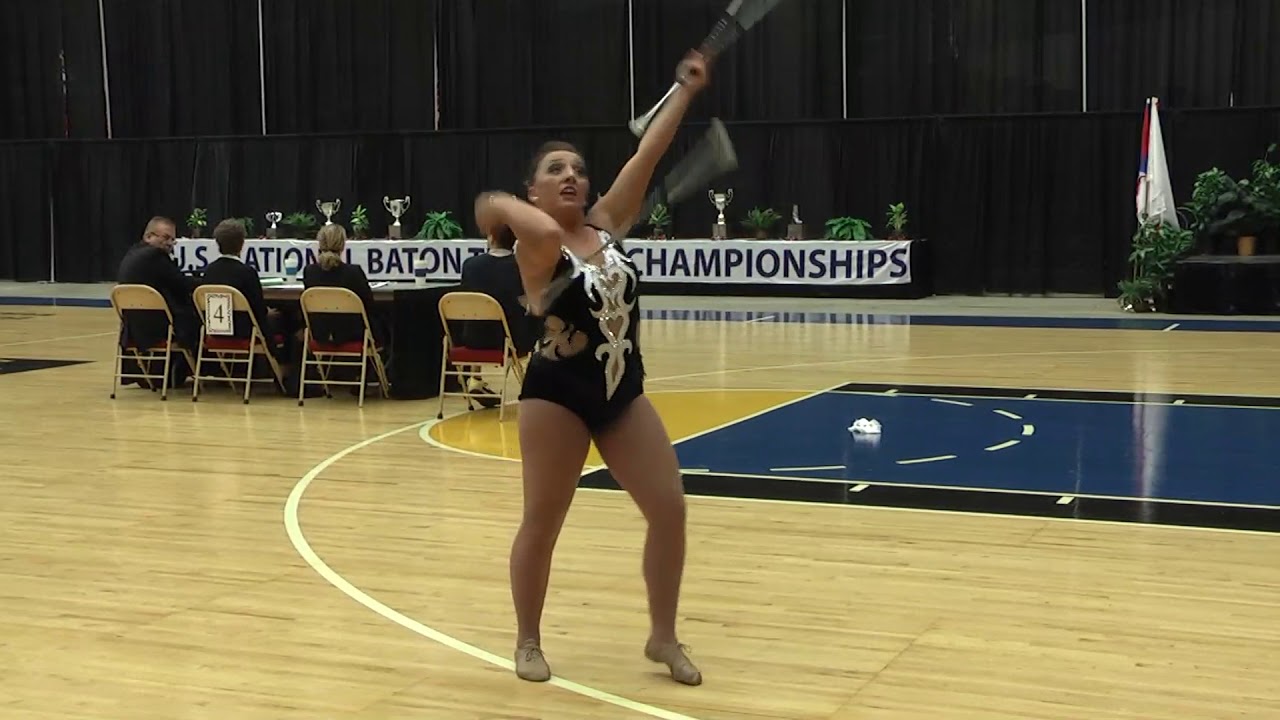 Savannah Miller, 3 baton, 2017 Madison, WI (Semi Finals)