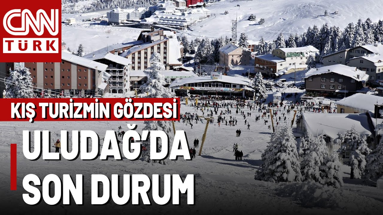 Uludağ'da Sömestr Yoğunluğu! Tatili Fırsat Bilenler Kendilerini Piste Attı, İşte Uludağ'da Son Durum