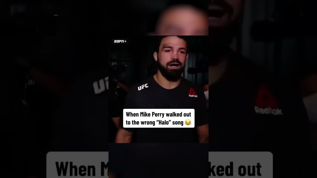 This Mike Perry walkout 😂