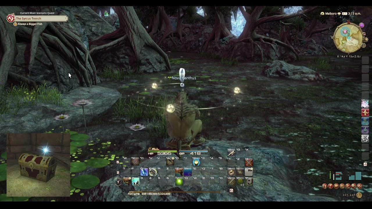FFXIV No GP Big Fishing [50] Ninja Betta