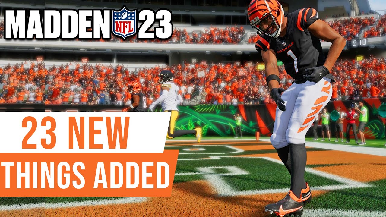 Madden 23 - The 23 NEW Things That Were Added!