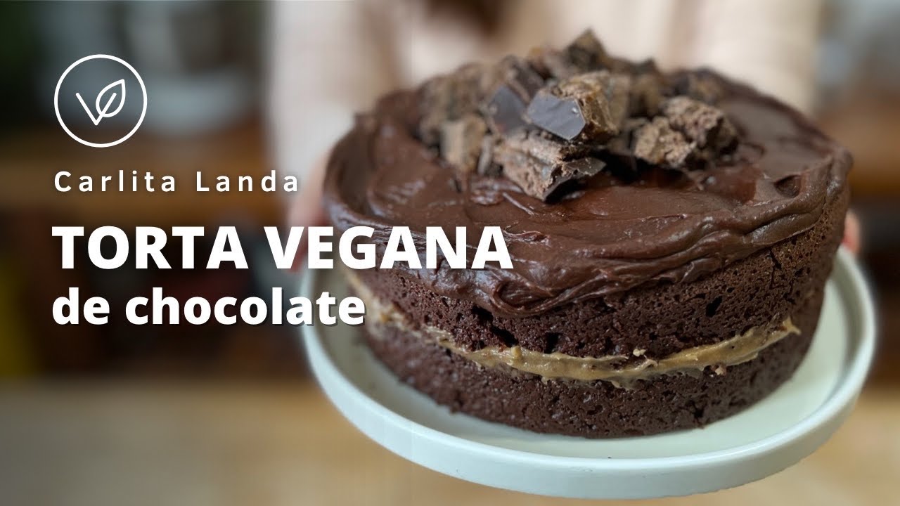 TORTA VEGANA DE CHOCOLATE | sin huevo,sin manteca y sin leche
