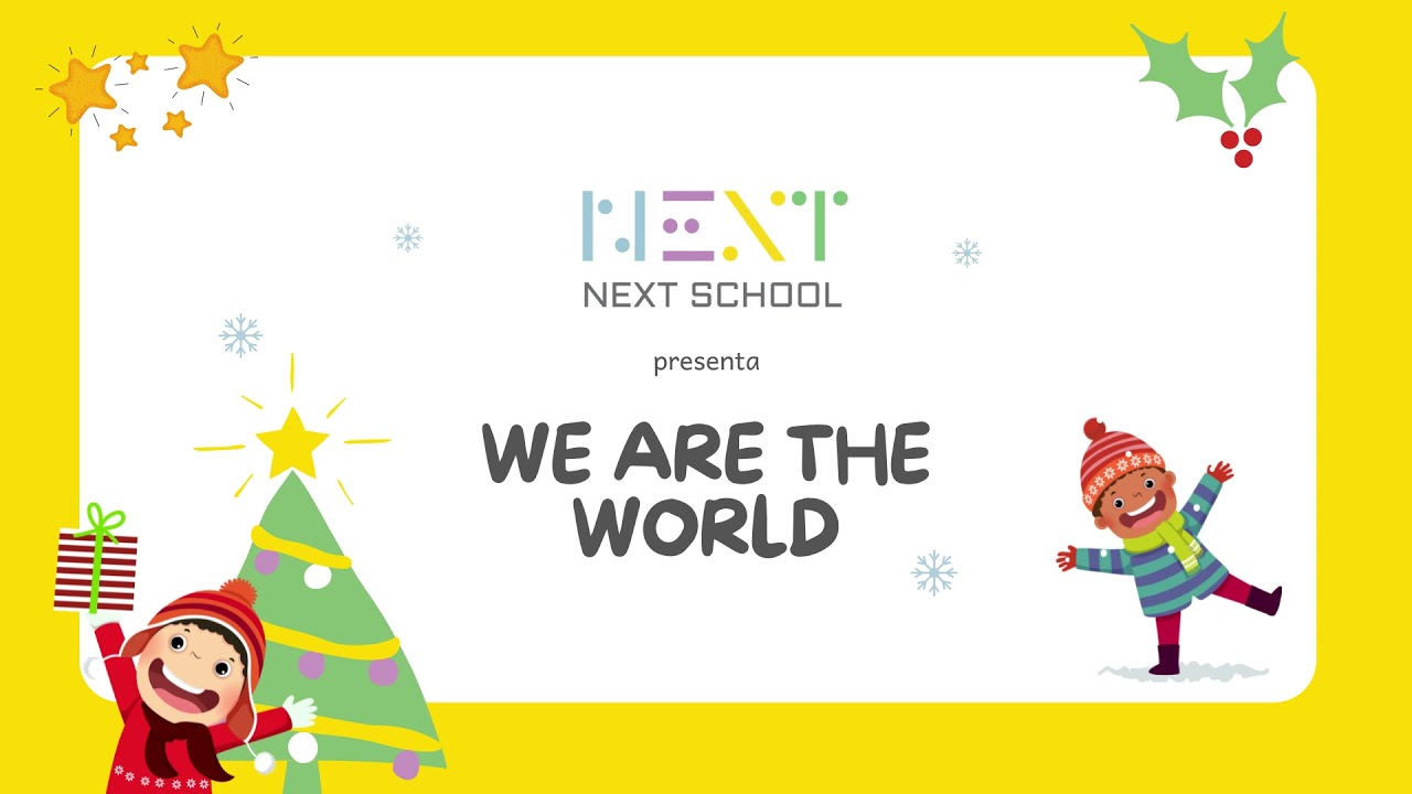 WE ARE THE WORLD - Classe Quarta - Natale 2021