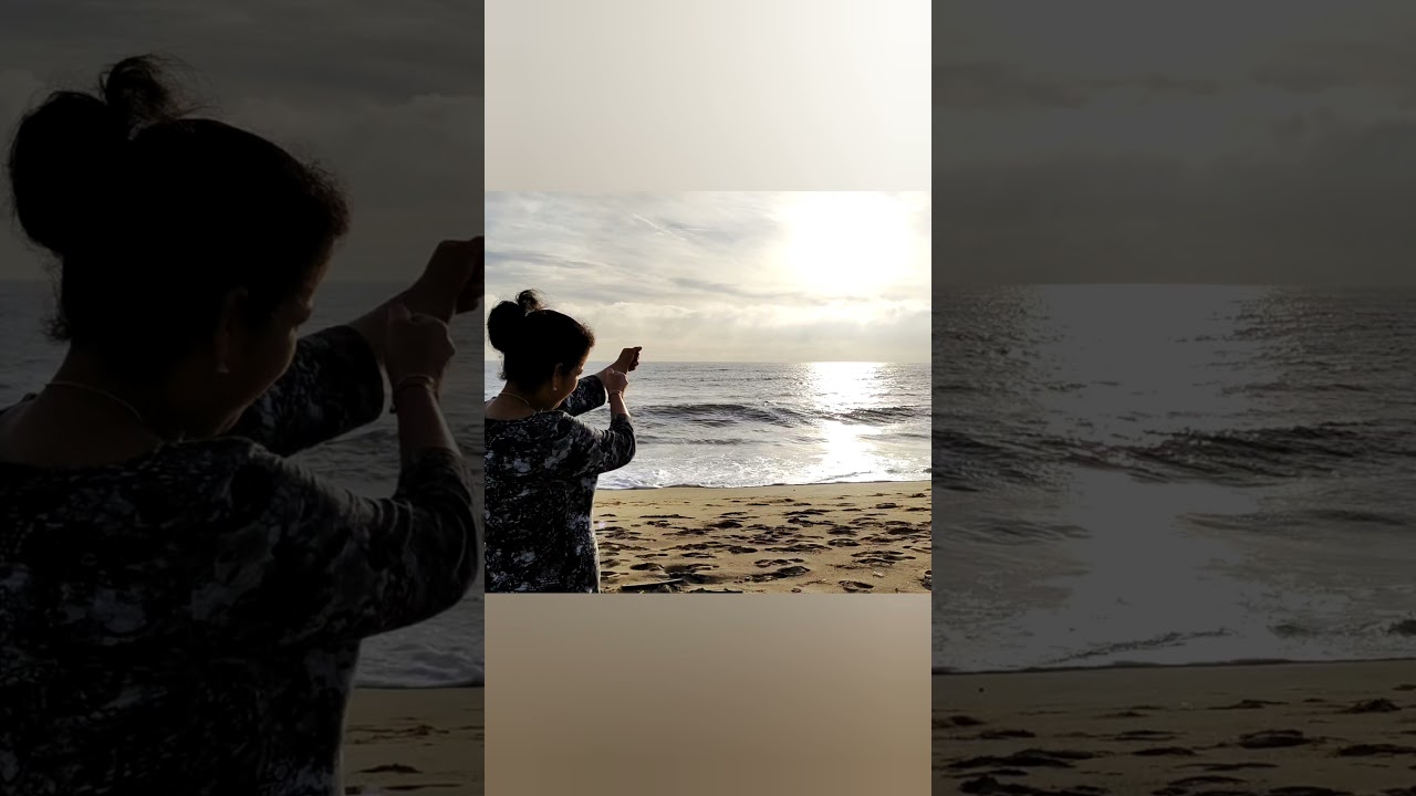 🏖️🌅Beach View| Morning Vibes| Beach Side Sun Rise View| Morning Time Beach View🌅🏖️