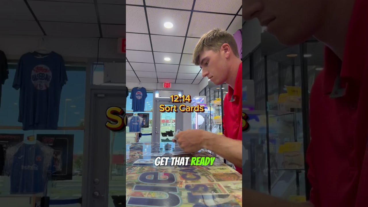 Day in the life of a card shop worker