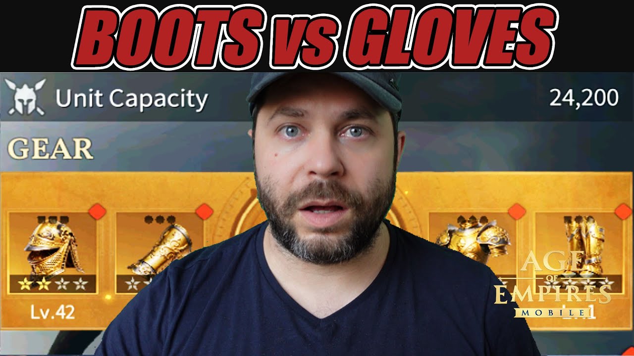 BOOTS vs GLOVES: Which Gear Gets More Kills? (Most Players Get This WRONG) | Age of Empires Mobile