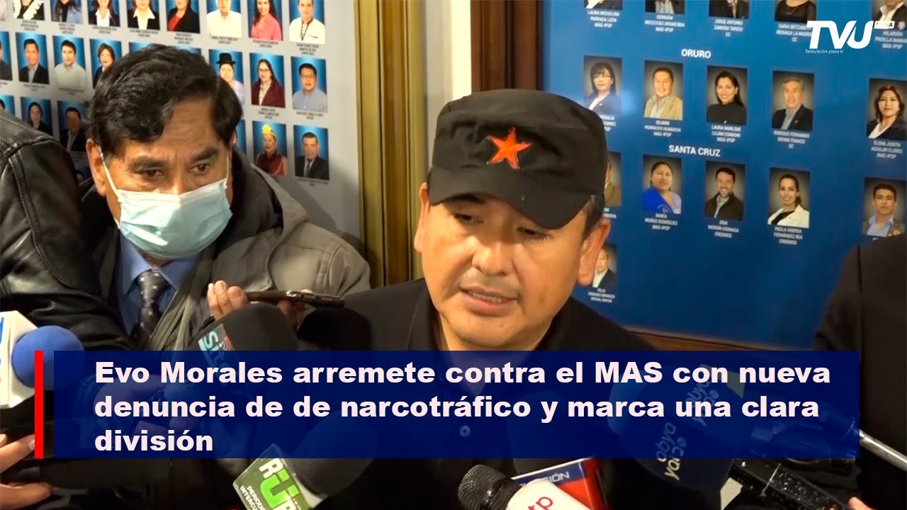 Evo Morales arremete contra el MAS con nueva denuncia de de narcotráfico y marca una clara división